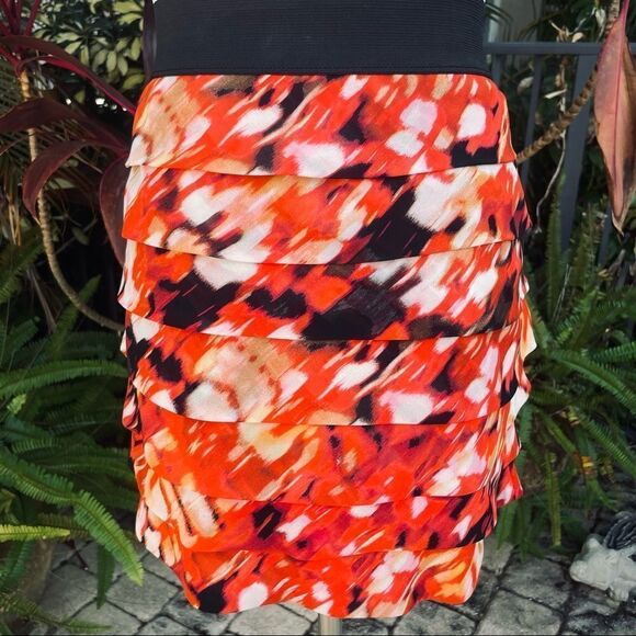 Guess Tiered Layers Mini Skirt - Picture 6 of 8